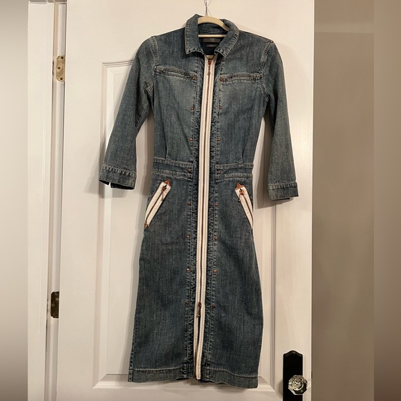 Alexander McQueen Dresses & Skirts - Alexander McQueen denim dress.